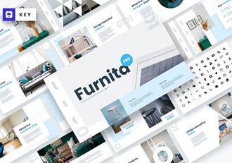 专业家具品牌展示Keynote模板 - 顶尖PPT