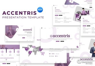 30页创意版式商务工作总结汇报多用途keynote模板5种主题配色 - 顶尖PPT