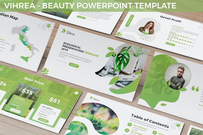 美容护肤产品推介宣传PPT模板 - 顶尖PPT