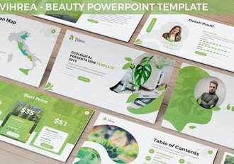 美容护肤产品推介宣传PPT模板 - 顶尖PPT