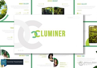 30页全球森林植被绿化数据分析统计keynote模板5种主题配色 - 顶尖PPT