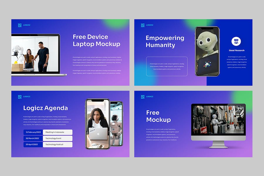 技术开发应用方案展示讲座Keynote模板 - 顶尖PPT