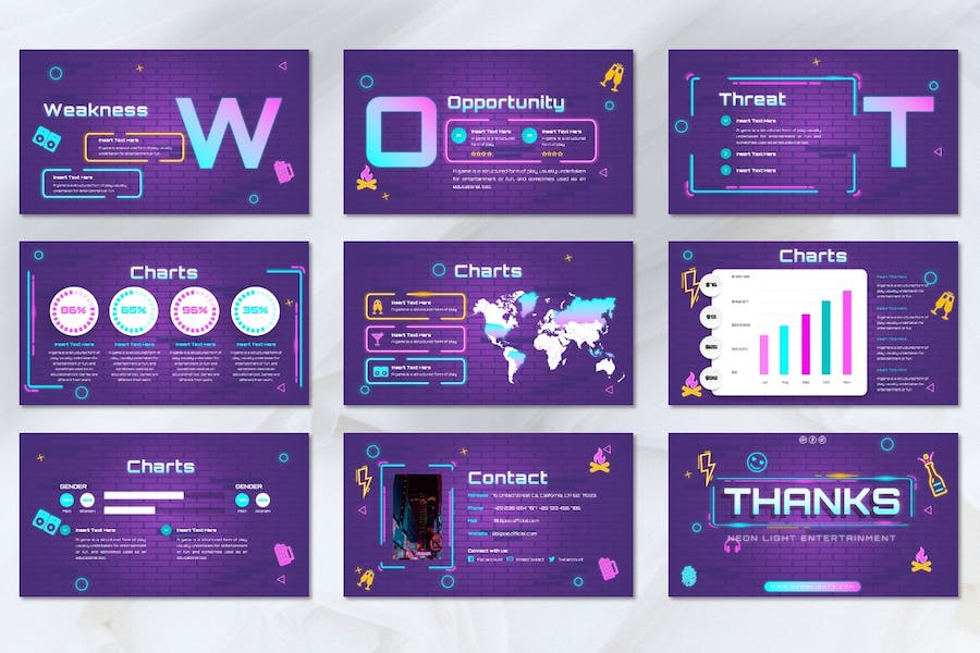 科技创新亮色技术展示方案PPT模板 - 顶尖PPT