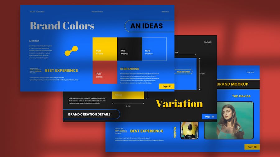 复古品牌指导方针PPT演示文稿 - 顶尖PPT