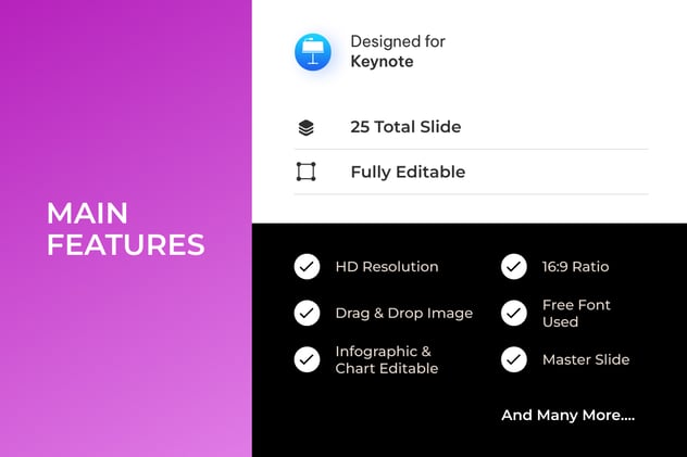 微立体周期信息图形keynote模板 - 顶尖PPT