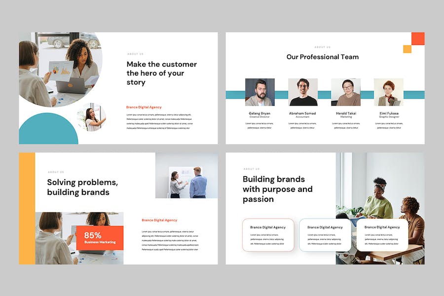 品牌建设商务战略Keynote模板 - 顶尖PPT