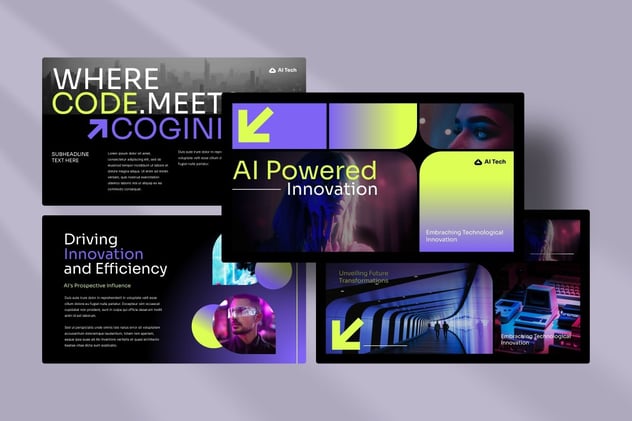 AI科技报告人工智能keynote模板 - 顶尖PPT