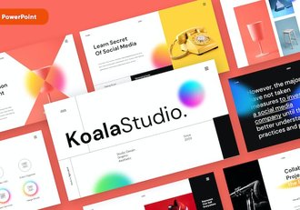 创意设计展示演讲项目介绍PPT模板 - 顶尖PPT