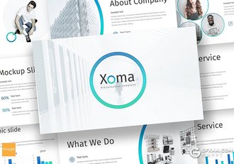 30页企业宣传介绍工作汇报计划商务Google slides模板5种主题配色 - 顶尖PPT