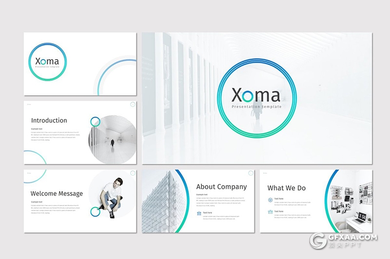 30页企业宣传介绍工作汇报计划商务keynote模板5种主题配色 - 顶尖PPT