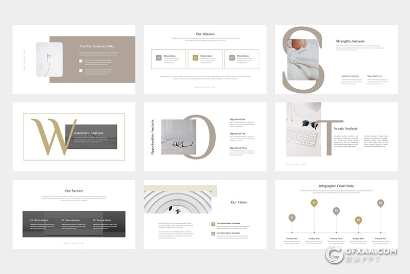 62页极简唯美文艺风格keynote模板 - 顶尖PPT