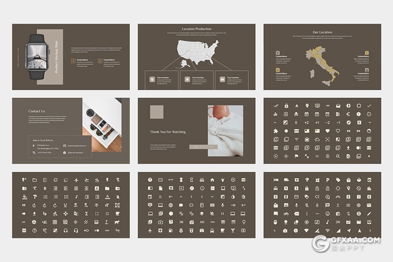 62页极简唯美文艺风格keynote模板 - 顶尖PPT