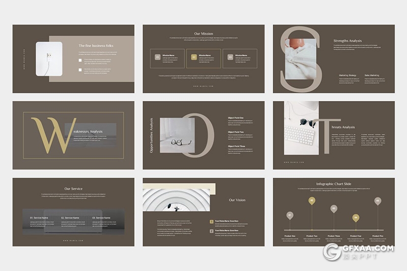 62页极简唯美文艺风格keynote模板 - 顶尖PPT