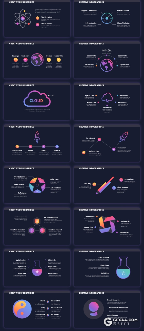 882页国外高端商务通用全动画PPT模板 - 顶尖PPT