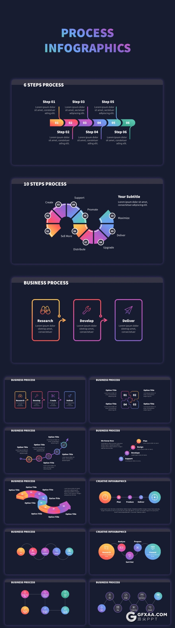 882页国外高端商务通用全动画PPT模板 - 顶尖PPT