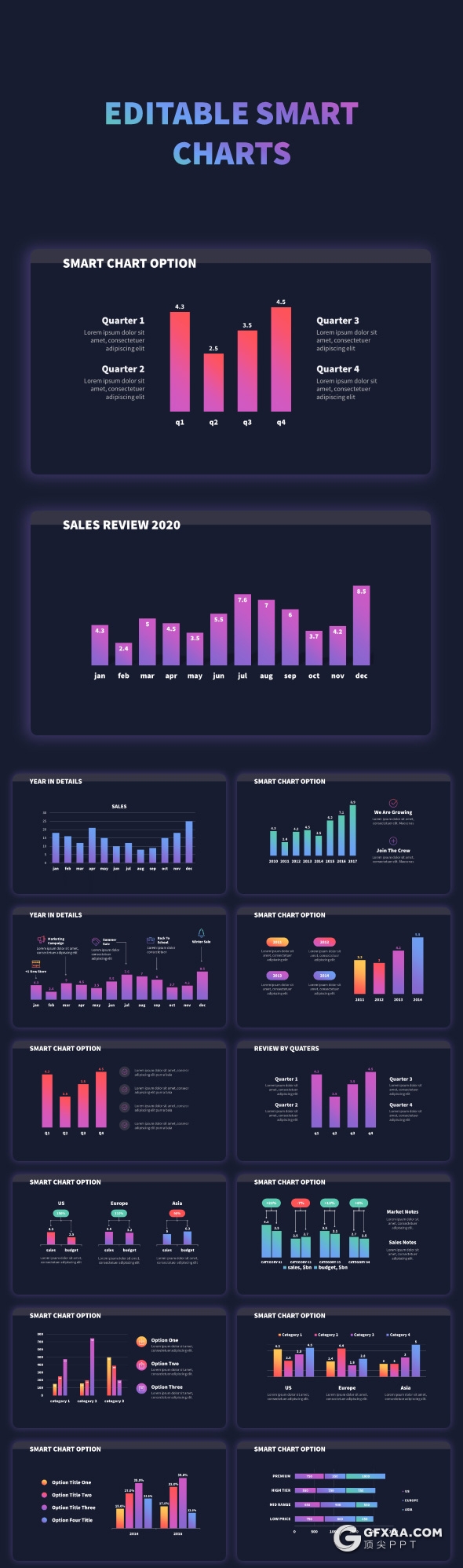 882页国外高端商务通用全动画PPT模板 - 顶尖PPT