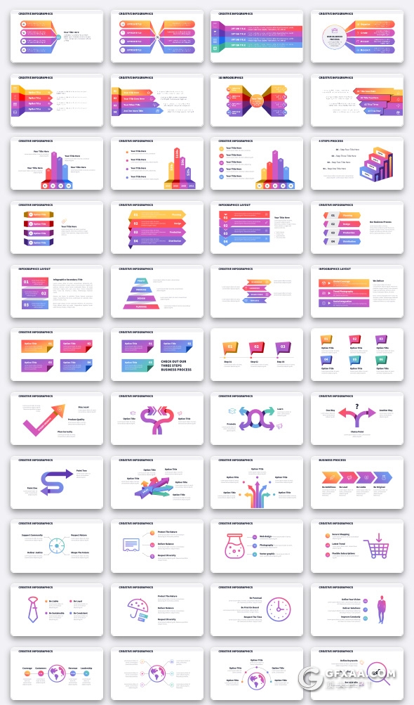 882页国外高端商务通用全动画PPT模板 - 顶尖PPT