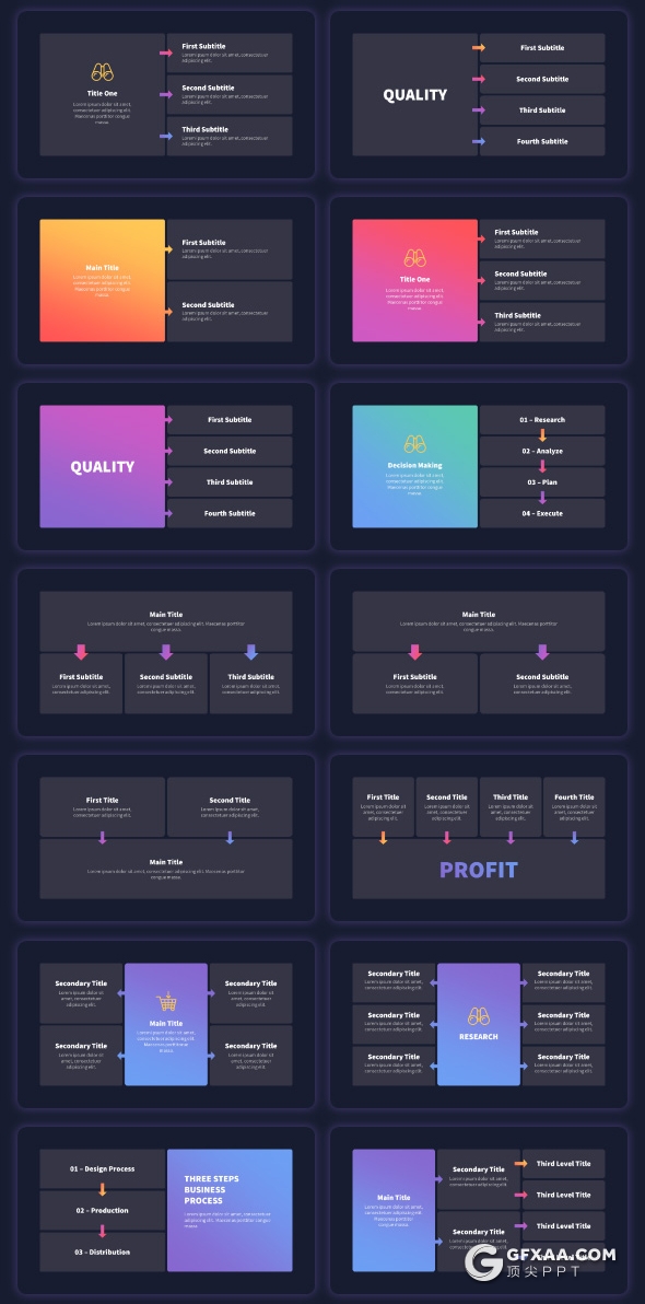 882页国外高端商务通用全动画PPT模板 - 顶尖PPT