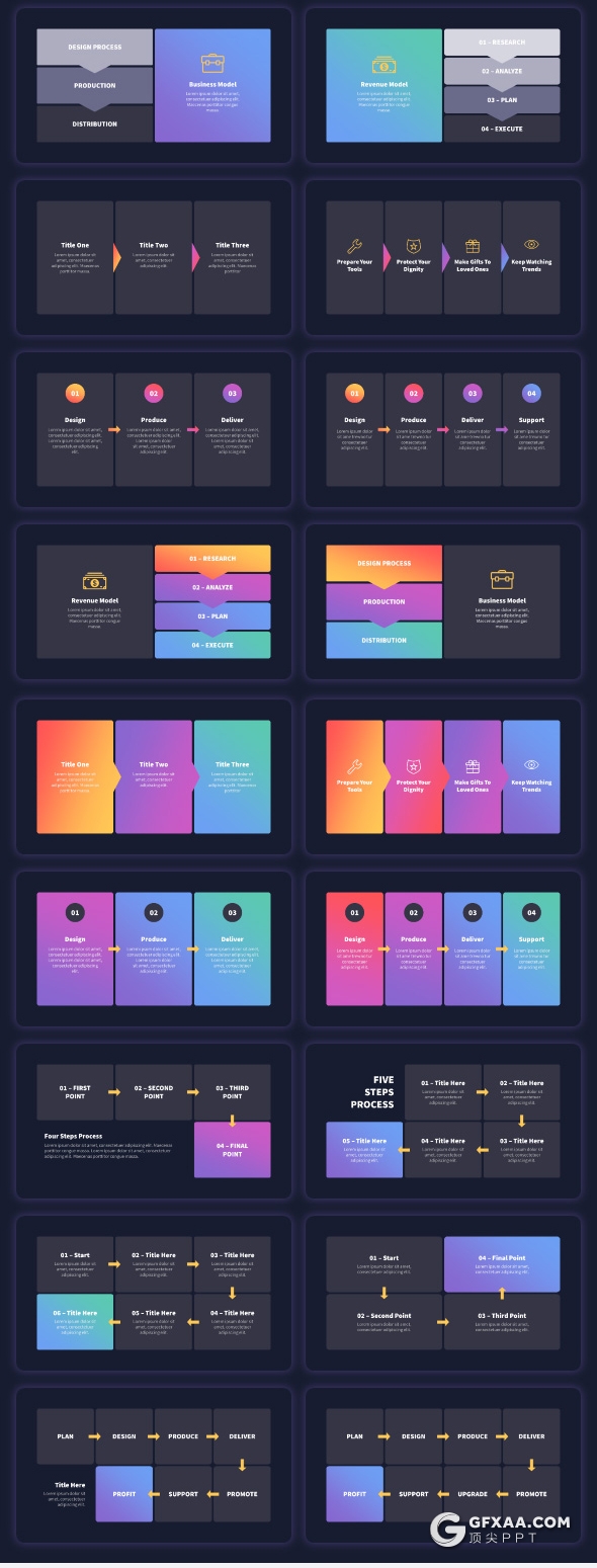 882页国外高端商务通用全动画PPT模板 - 顶尖PPT