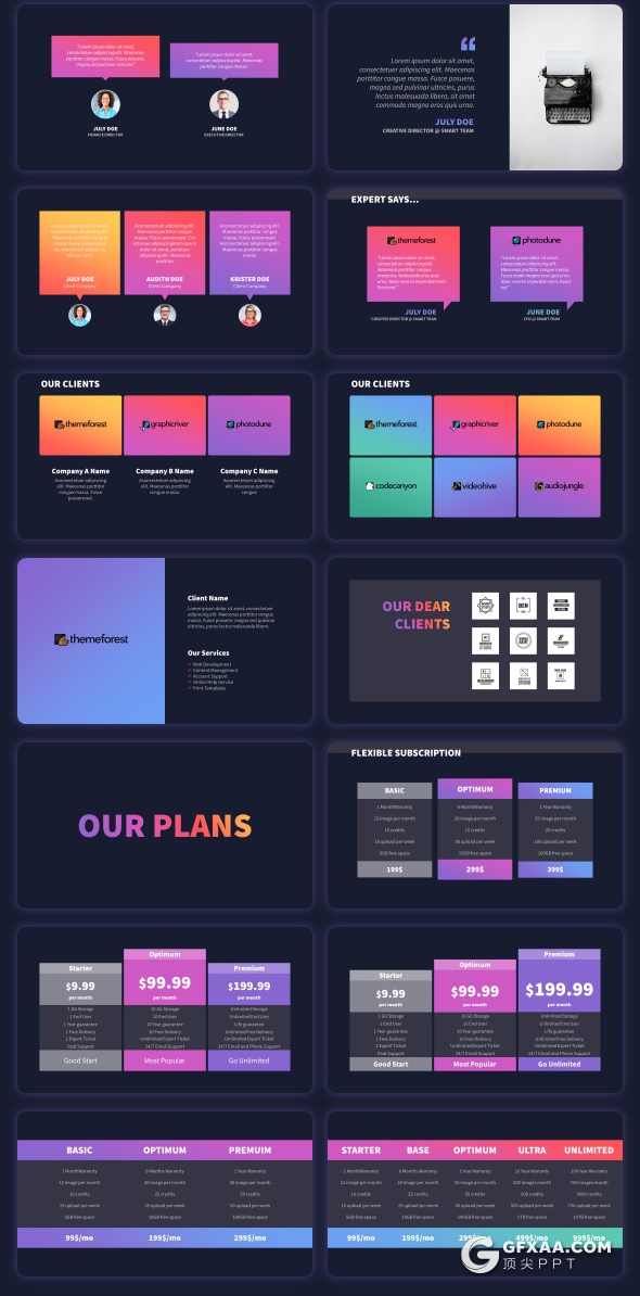 882页国外高端商务通用全动画PPT模板 - 顶尖PPT