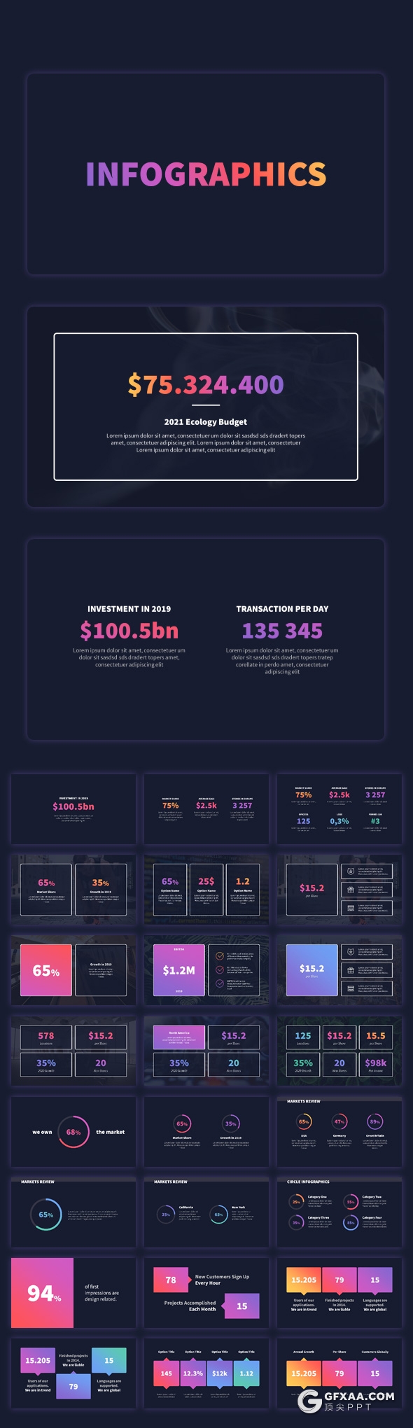 882页国外高端商务通用全动画PPT模板 - 顶尖PPT
