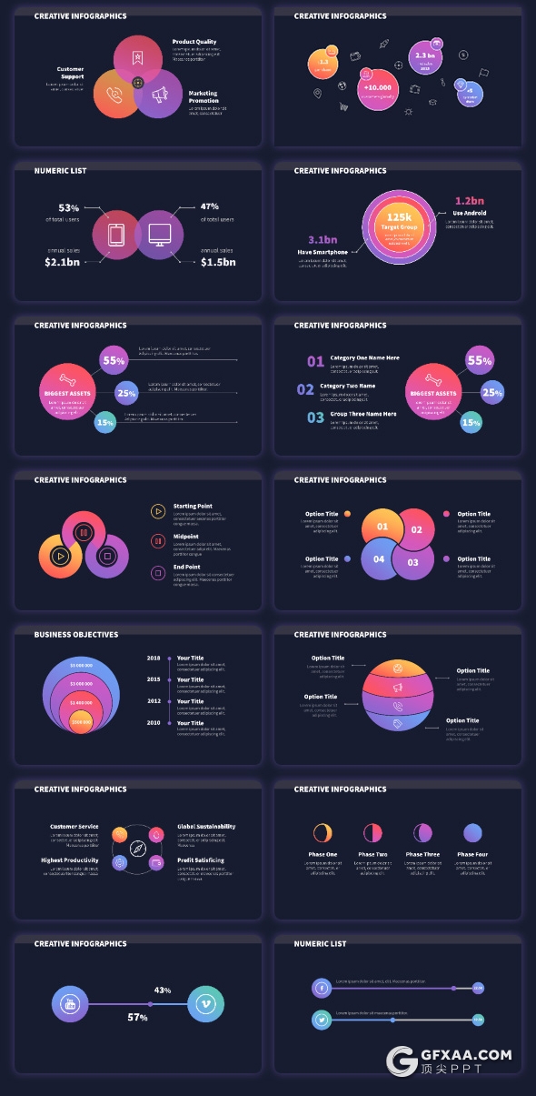 882页国外高端商务通用全动画PPT模板 - 顶尖PPT