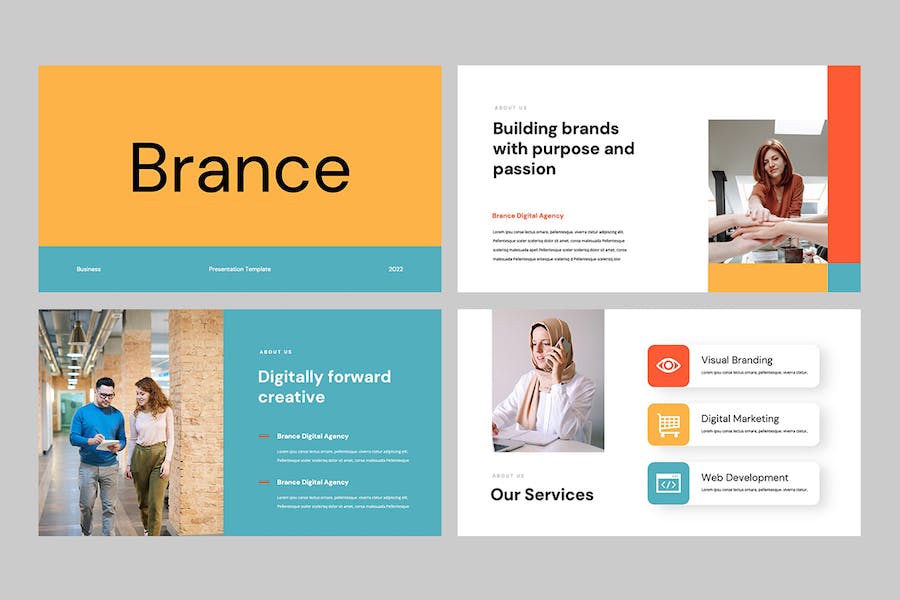 品牌建设商务战略Keynote模板 - 顶尖PPT