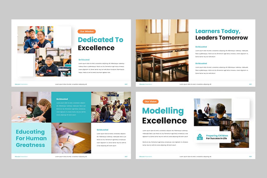 教育领域内容演示文稿PPT模板 - 顶尖PPT