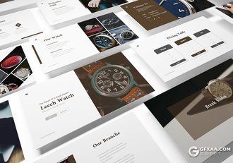 高端手表产品介绍展示宣传keynote模板 - 顶尖PPT