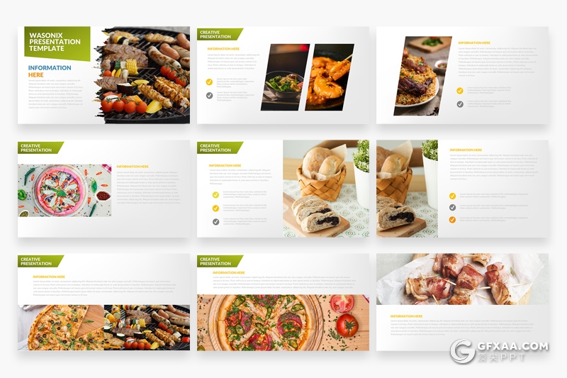 31页西式餐饮美食介绍展示keynote模板 - 顶尖PPT
