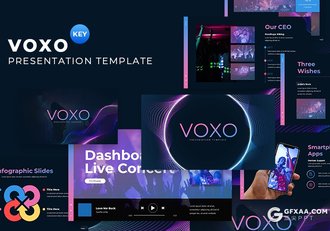 30创意时尚音乐演唱会活动现场策划keynote模板两种底色 - 顶尖PPT