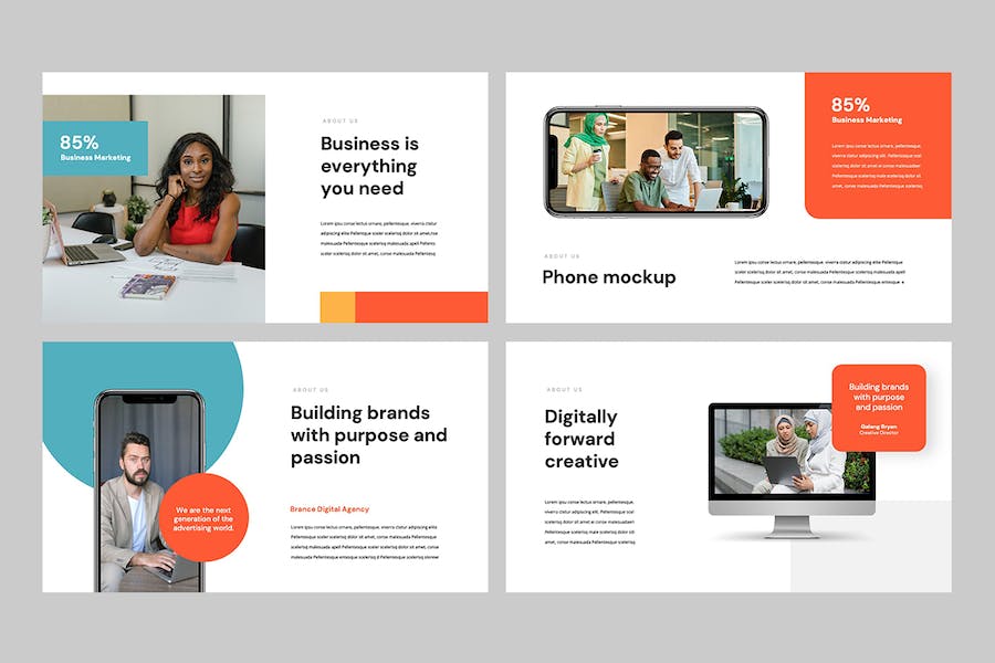 品牌建设商务战略Keynote模板 - 顶尖PPT