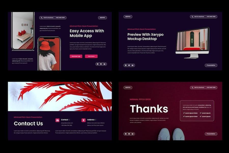 融资项目最小化路演Keynote模板 - 顶尖PPT