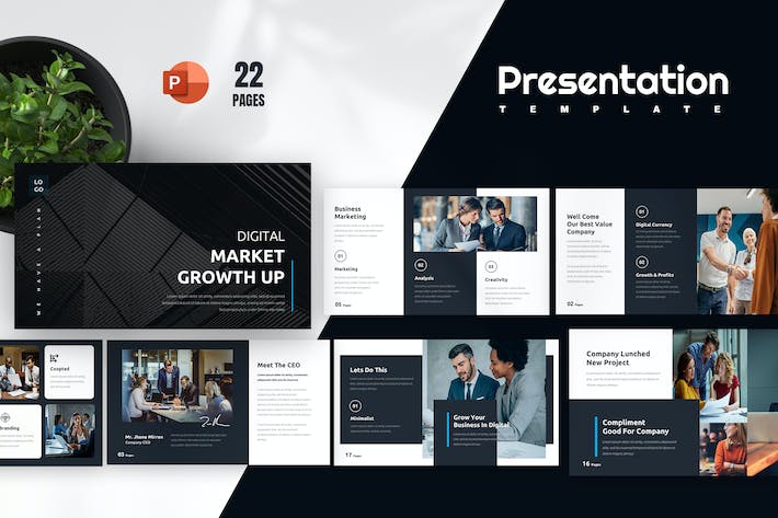 企业公司项目合作展示PPT模板 - 顶尖PPT