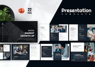 企业公司项目合作展示PPT模板 - 顶尖PPT