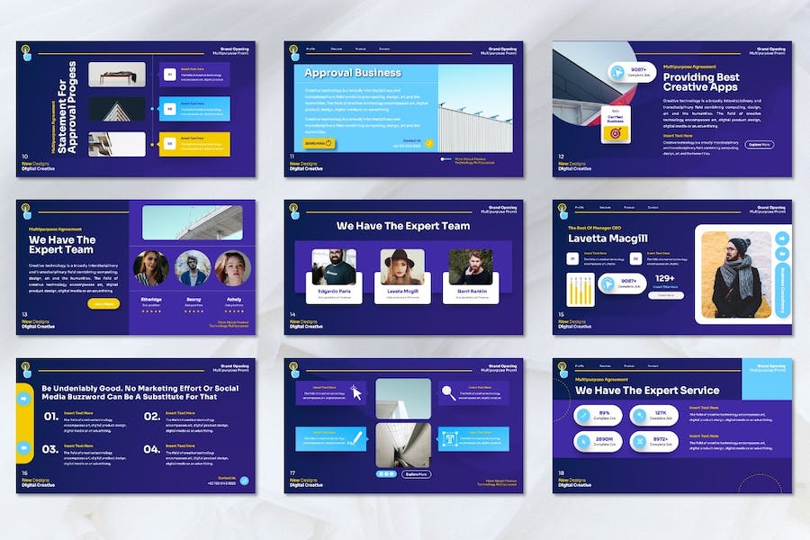 企业商务多用途PPT模板 - 顶尖PPT