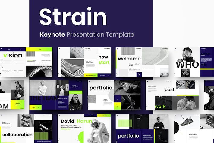 企业业务应变策略展示Keynote模板 - 顶尖PPT