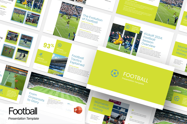 足球比赛活动PPT模板 - 顶尖PPT