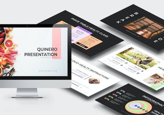 健康饮食舒适生活方式keynote模板 - 顶尖PPT