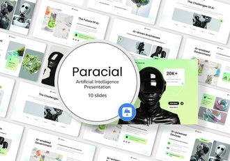 人工智能AI论文keynote模板 - 顶尖PPT