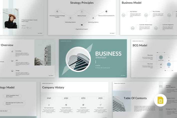 商务业务战略规划方案PPT模板 - 顶尖PPT