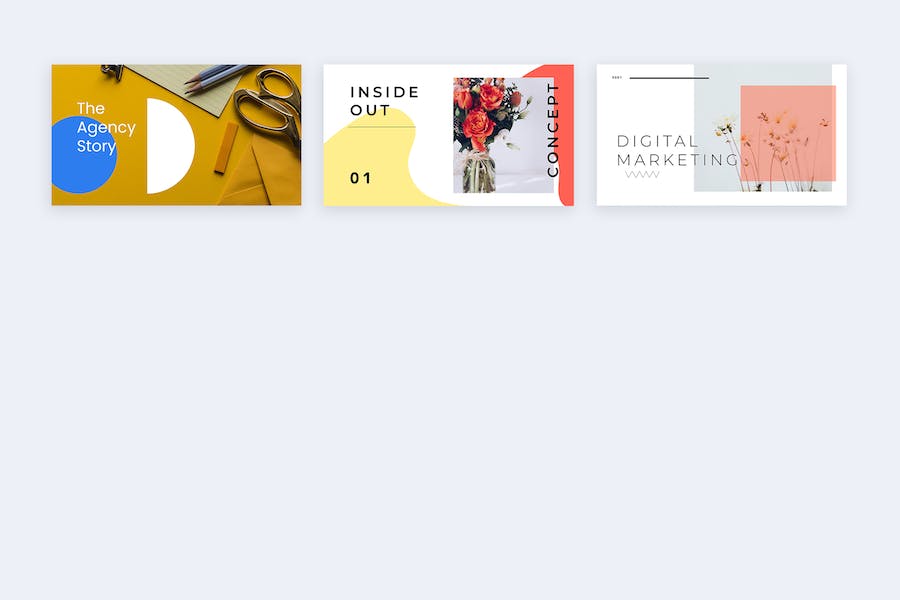 演示封面页设计信息图表PPT模板 - 顶尖PPT