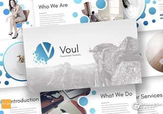 30页国外商务风格工作汇报工作分析项目报告通用Google slides模板5种主题配色 - 顶尖PPT