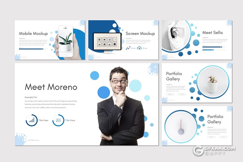 30页国外商务风格工作汇报工作分析项目报告通用keynote模板5种主题配色 - 顶尖PPT