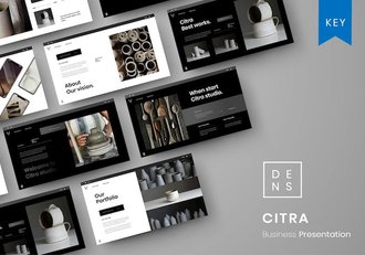 商务品牌宣传推广营销演讲Keynote模板 - 顶尖PPT