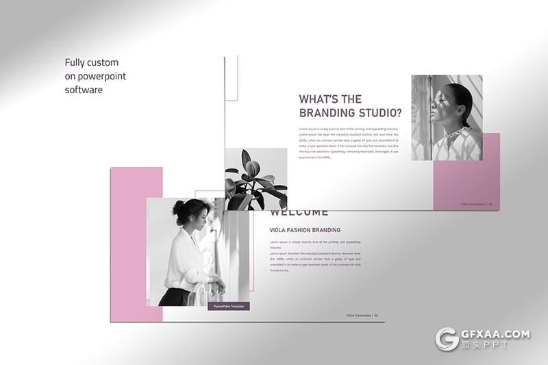 32页极简时尚文艺风格PPT模板 - 顶尖PPT