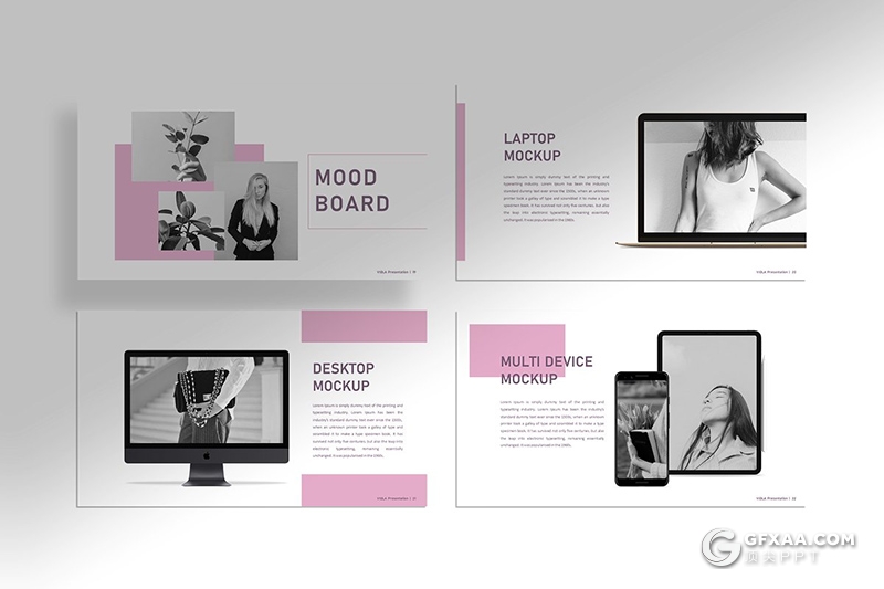 32页极简时尚文艺风格PPT模板 - 顶尖PPT