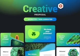 创意大气企业建议书商业计划企业合作多用途PPT模板 - 顶尖PPT