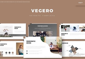 30页商务风格企业团队介绍工作汇报总结keynote模板5种主题配色 - 顶尖PPT