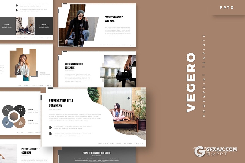 30页商务风格企业团队介绍工作汇报总结PPT模板5种主题配色 - 顶尖PPT